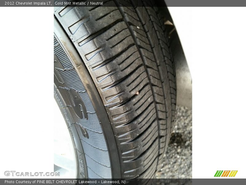 Gold Mist Metallic / Neutral 2012 Chevrolet Impala LT