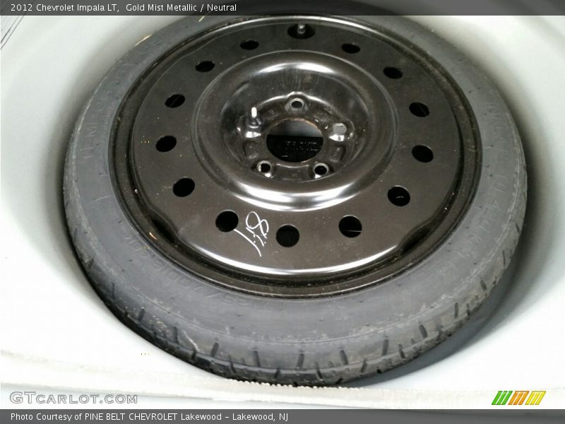 Gold Mist Metallic / Neutral 2012 Chevrolet Impala LT