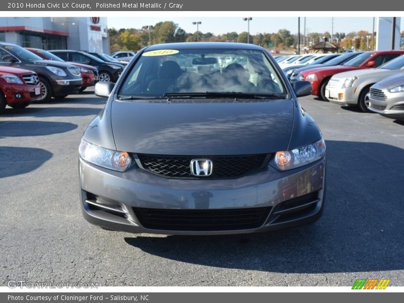 Polished Metal Metallic / Gray 2010 Honda Civic LX Coupe