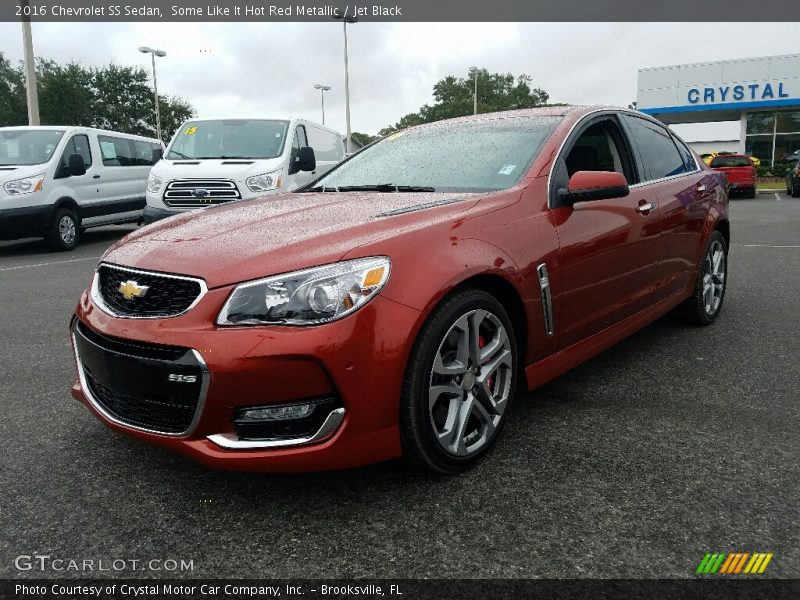 Some Like It Hot Red Metallic / Jet Black 2016 Chevrolet SS Sedan