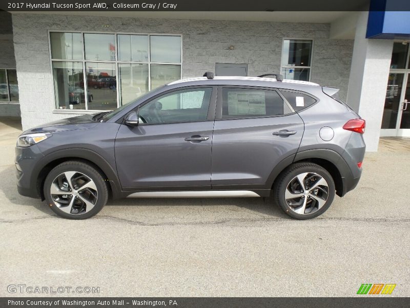 Coliseum Gray / Gray 2017 Hyundai Tucson Sport AWD