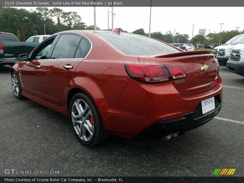 Some Like It Hot Red Metallic / Jet Black 2016 Chevrolet SS Sedan