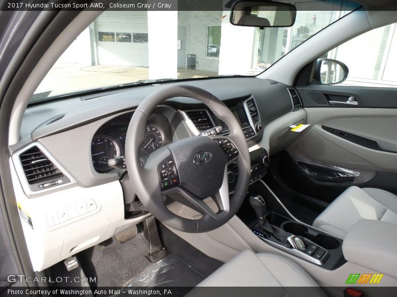 Front Seat of 2017 Tucson Sport AWD