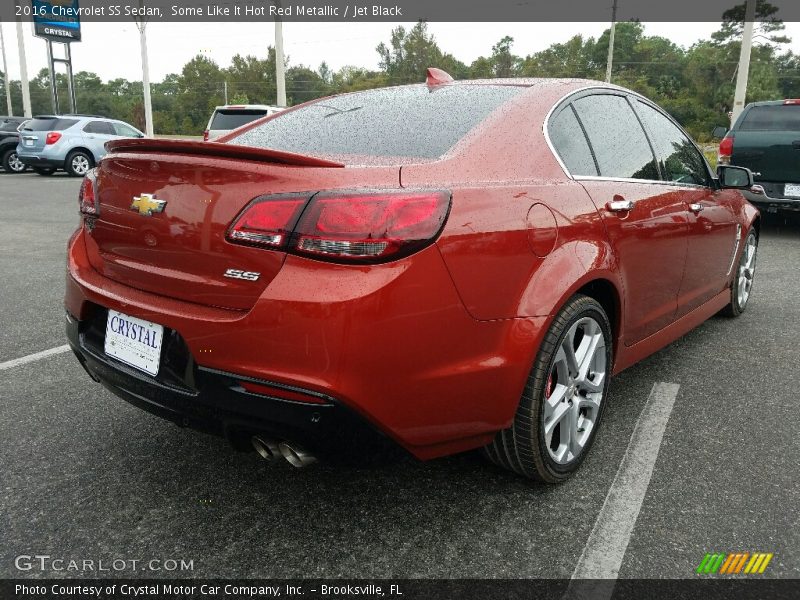 Some Like It Hot Red Metallic / Jet Black 2016 Chevrolet SS Sedan