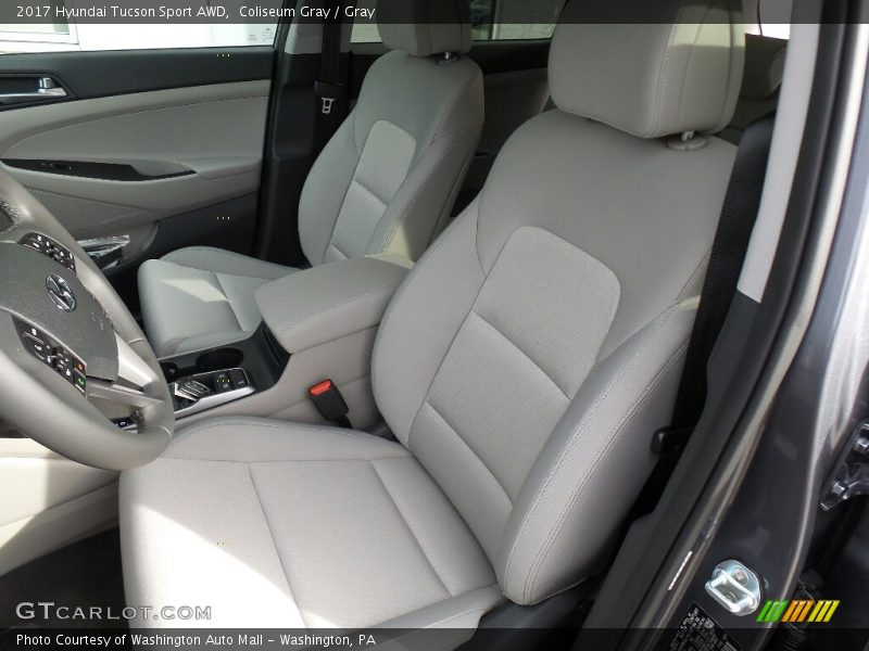 Front Seat of 2017 Tucson Sport AWD
