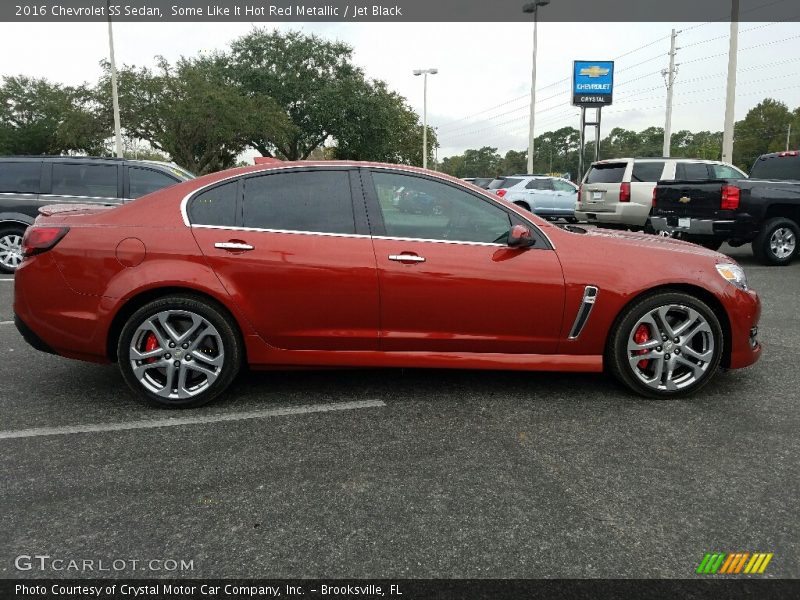 Some Like It Hot Red Metallic / Jet Black 2016 Chevrolet SS Sedan