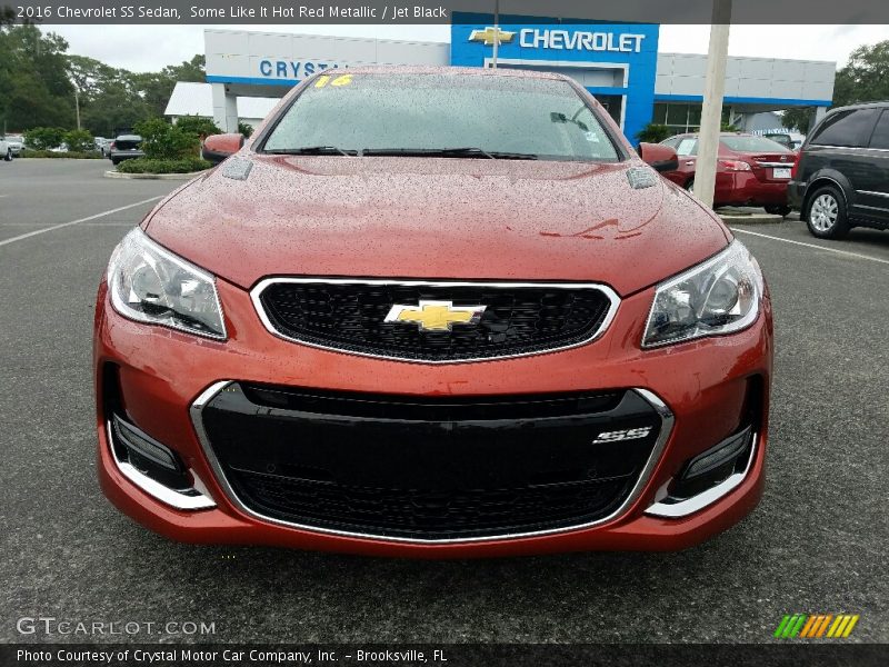 Some Like It Hot Red Metallic / Jet Black 2016 Chevrolet SS Sedan
