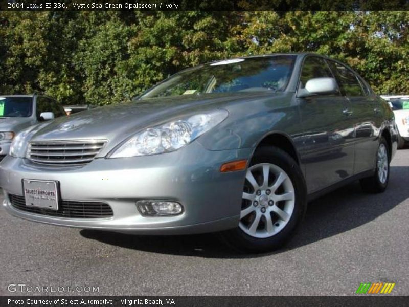 Mystic Sea Green Opalescent / Ivory 2004 Lexus ES 330