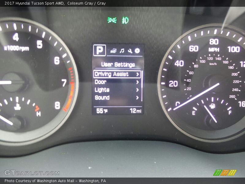 Coliseum Gray / Gray 2017 Hyundai Tucson Sport AWD