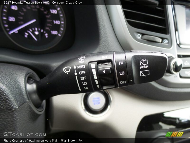 Controls of 2017 Tucson Sport AWD