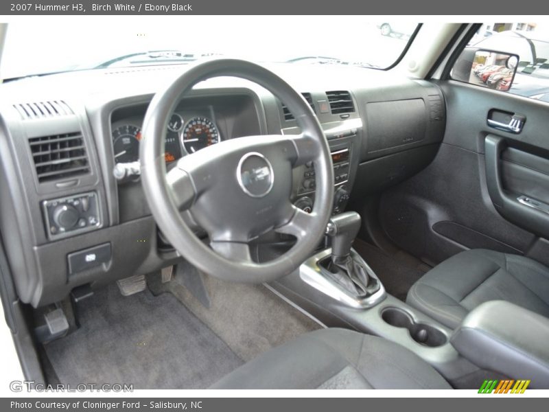 Birch White / Ebony Black 2007 Hummer H3