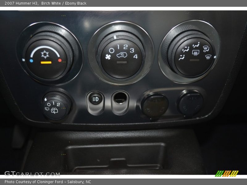 Birch White / Ebony Black 2007 Hummer H3