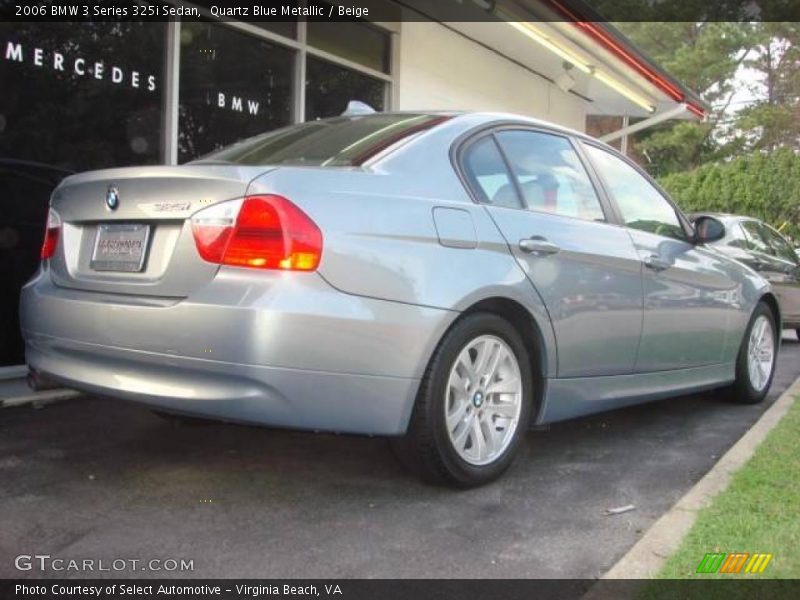 Quartz Blue Metallic / Beige 2006 BMW 3 Series 325i Sedan