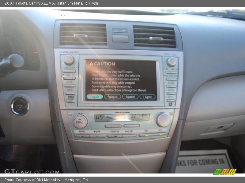 Titanium Metallic / Ash 2007 Toyota Camry XLE V6