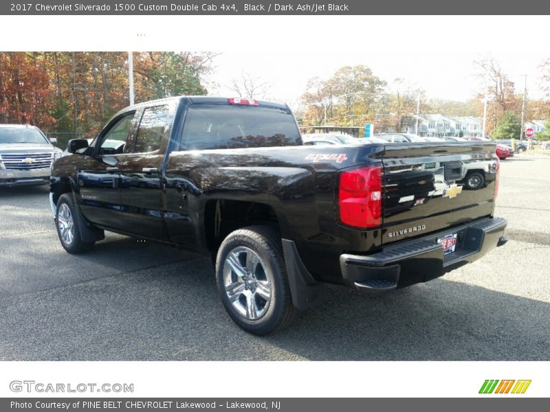 Black / Dark Ash/Jet Black 2017 Chevrolet Silverado 1500 Custom Double Cab 4x4