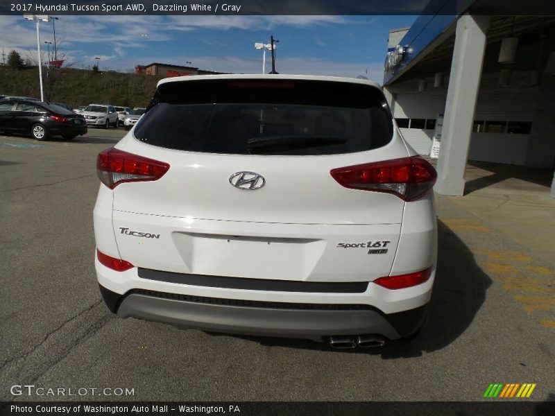 Dazzling White / Gray 2017 Hyundai Tucson Sport AWD