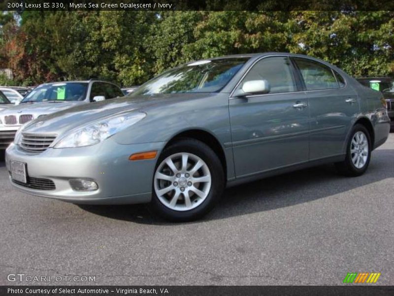 Mystic Sea Green Opalescent / Ivory 2004 Lexus ES 330