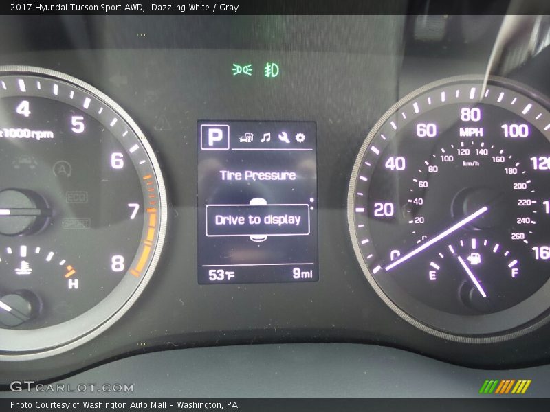 Dazzling White / Gray 2017 Hyundai Tucson Sport AWD