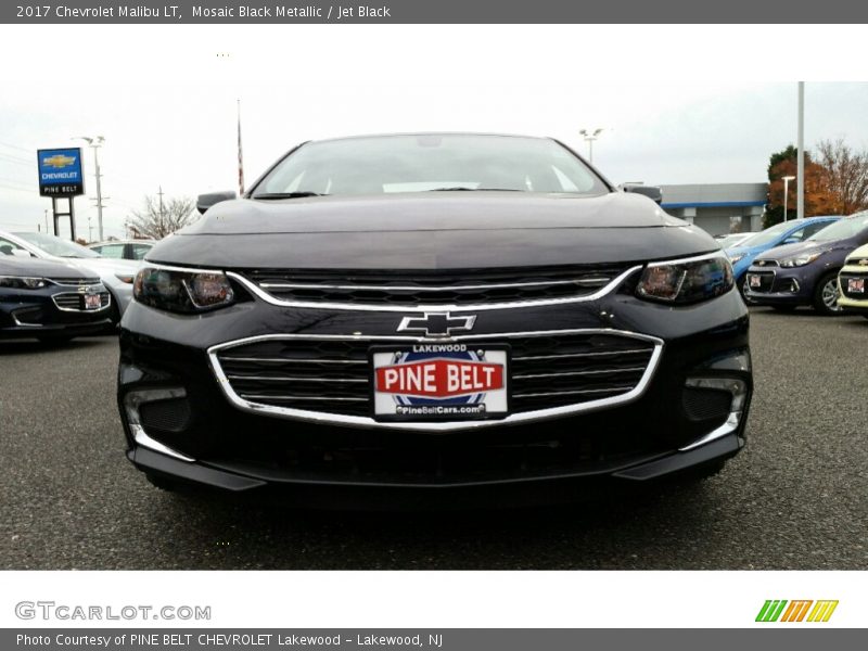 Mosaic Black Metallic / Jet Black 2017 Chevrolet Malibu LT