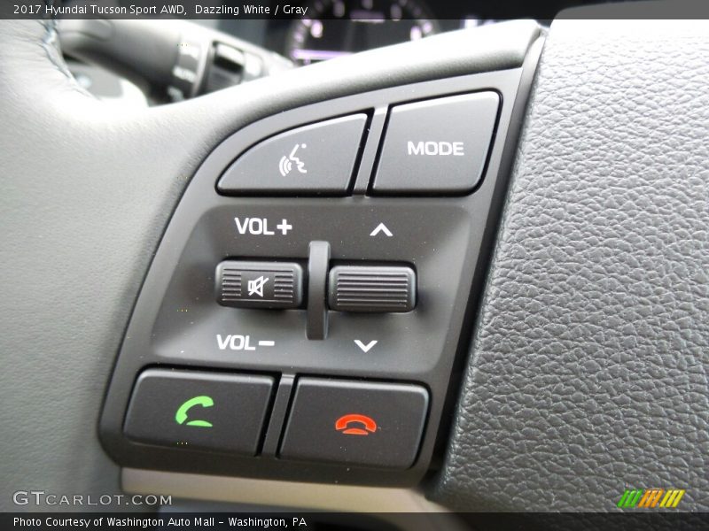 Dazzling White / Gray 2017 Hyundai Tucson Sport AWD