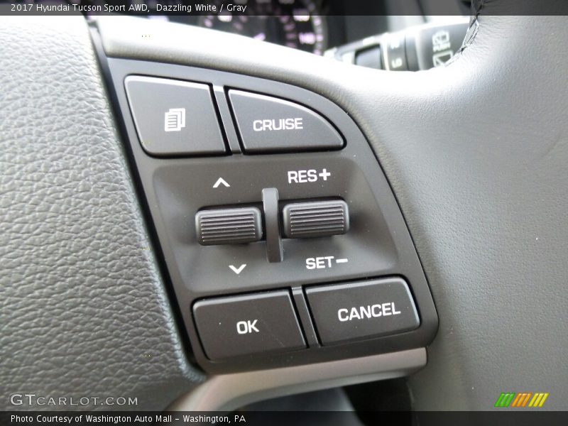 Dazzling White / Gray 2017 Hyundai Tucson Sport AWD