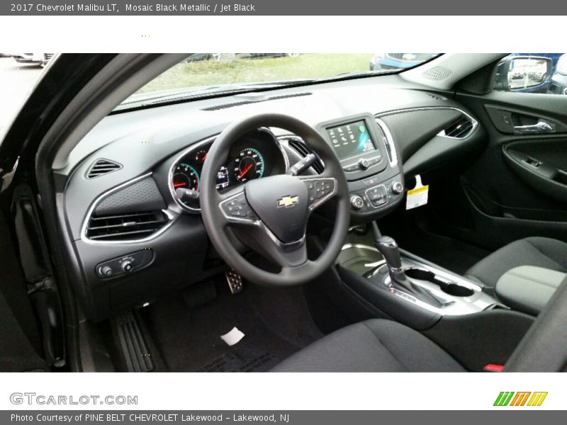 Mosaic Black Metallic / Jet Black 2017 Chevrolet Malibu LT