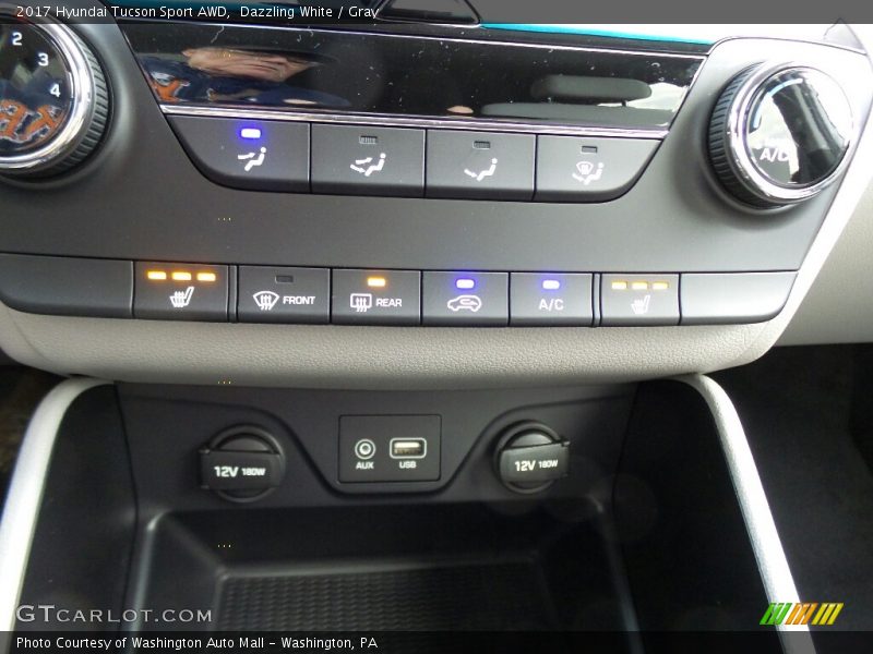 Dazzling White / Gray 2017 Hyundai Tucson Sport AWD