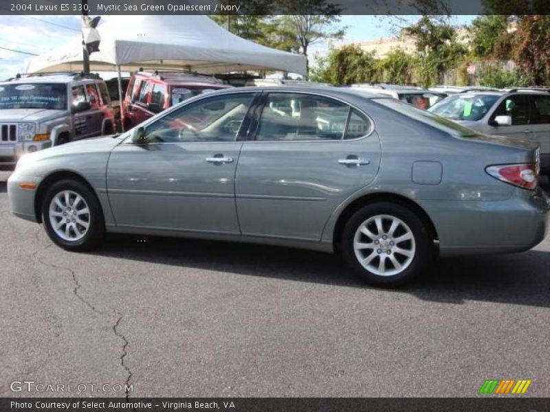 Mystic Sea Green Opalescent / Ivory 2004 Lexus ES 330