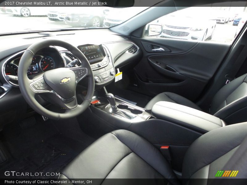 Arctic Blue Metallic / Jet Black 2017 Chevrolet Malibu LT