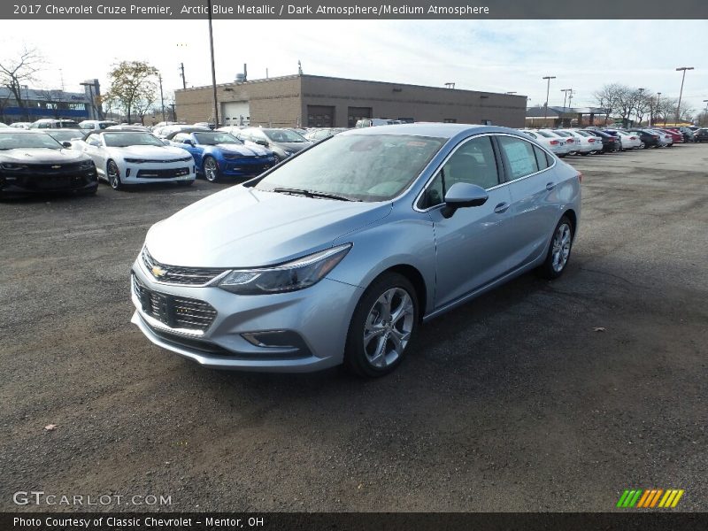 Arctic Blue Metallic / Dark Atmosphere/Medium Atmosphere 2017 Chevrolet Cruze Premier