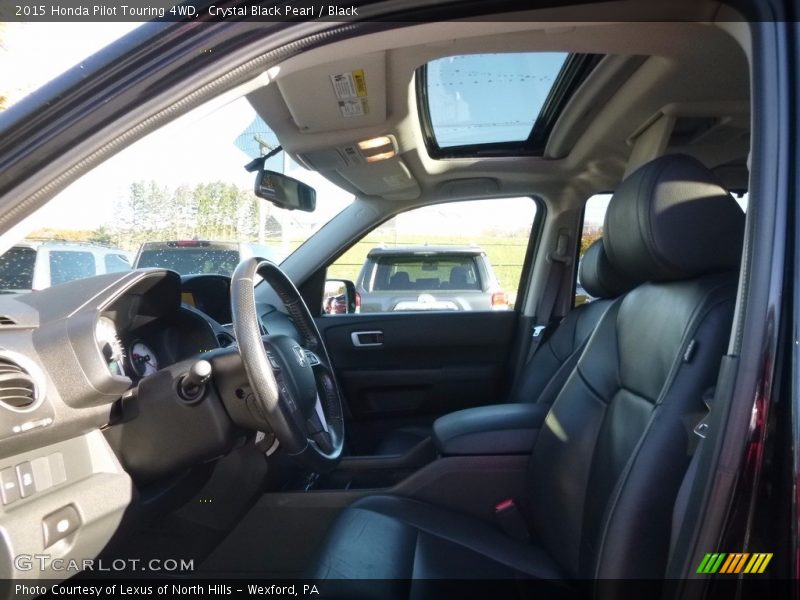 Crystal Black Pearl / Black 2015 Honda Pilot Touring 4WD