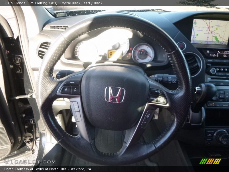 Crystal Black Pearl / Black 2015 Honda Pilot Touring 4WD