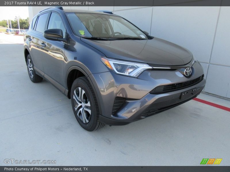 Magnetic Gray Metallic / Black 2017 Toyota RAV4 LE