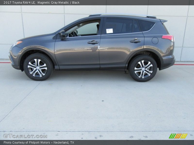 Magnetic Gray Metallic / Black 2017 Toyota RAV4 LE