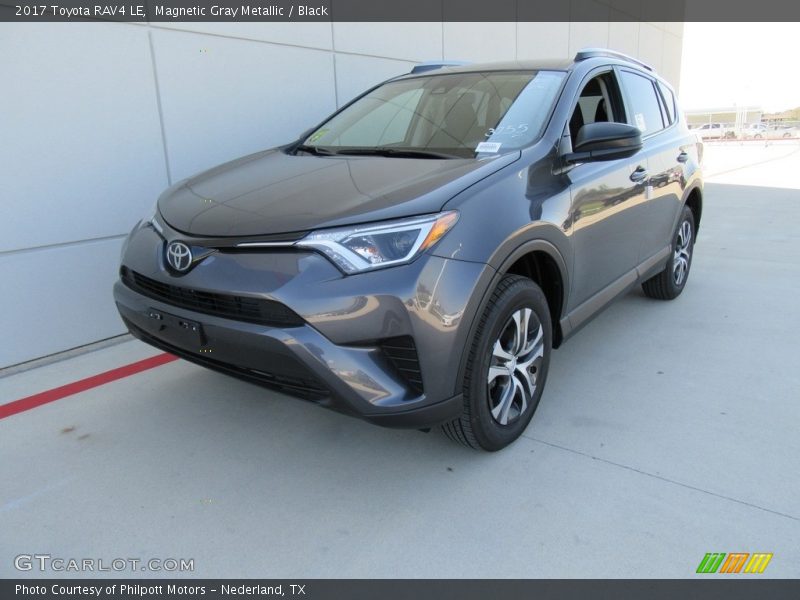 Magnetic Gray Metallic / Black 2017 Toyota RAV4 LE