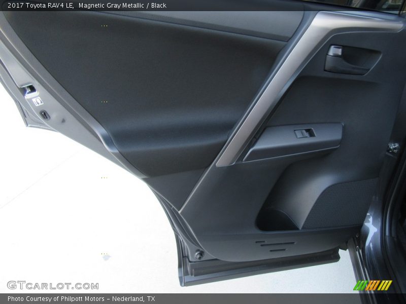 Magnetic Gray Metallic / Black 2017 Toyota RAV4 LE