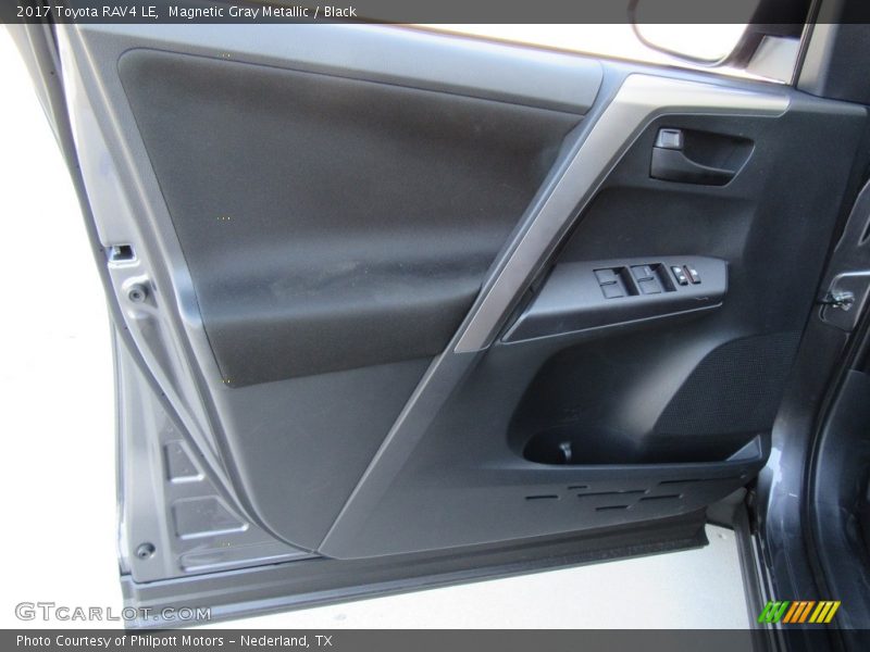 Magnetic Gray Metallic / Black 2017 Toyota RAV4 LE