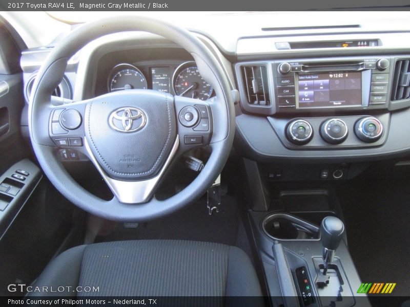 Magnetic Gray Metallic / Black 2017 Toyota RAV4 LE