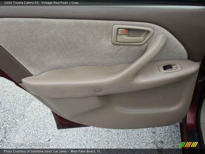 Vintage Red Pearl / Gray 1999 Toyota Camry CE