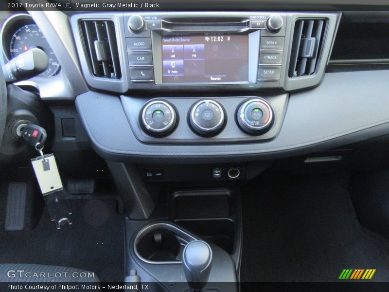 Magnetic Gray Metallic / Black 2017 Toyota RAV4 LE