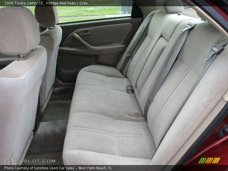 Vintage Red Pearl / Gray 1999 Toyota Camry CE