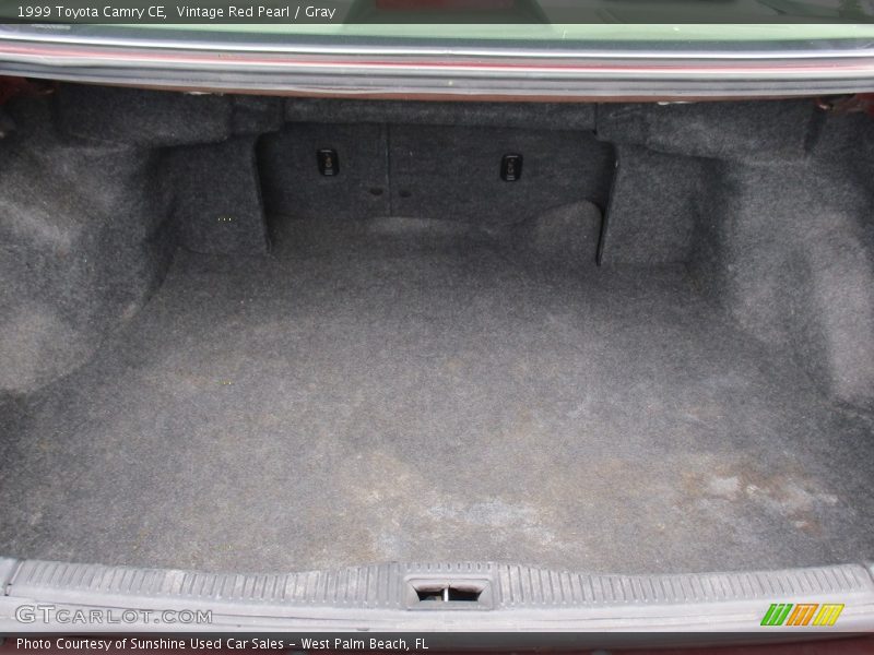 Vintage Red Pearl / Gray 1999 Toyota Camry CE