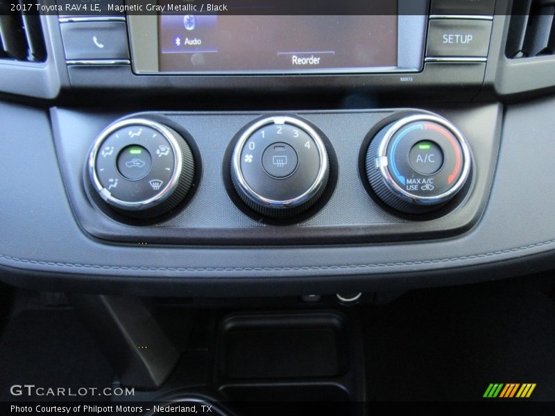 Magnetic Gray Metallic / Black 2017 Toyota RAV4 LE