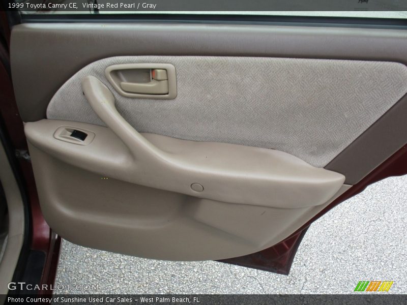 Vintage Red Pearl / Gray 1999 Toyota Camry CE