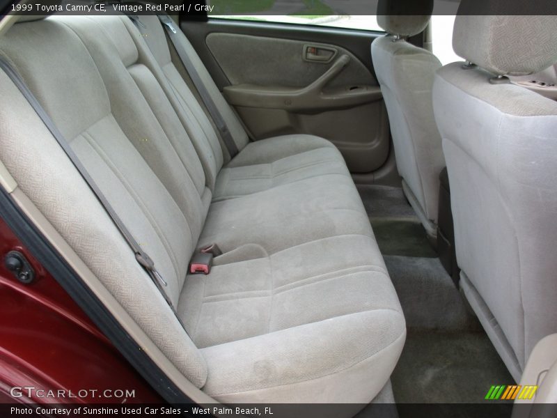 Vintage Red Pearl / Gray 1999 Toyota Camry CE