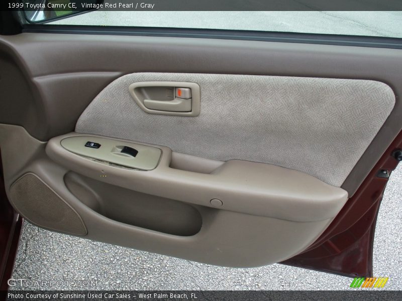 Vintage Red Pearl / Gray 1999 Toyota Camry CE