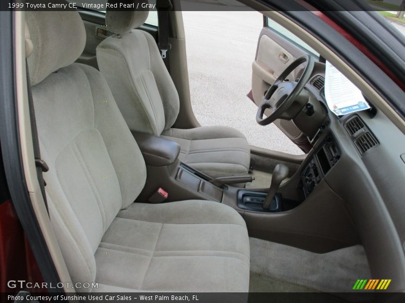 Vintage Red Pearl / Gray 1999 Toyota Camry CE