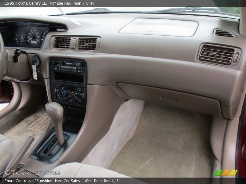 Vintage Red Pearl / Gray 1999 Toyota Camry CE