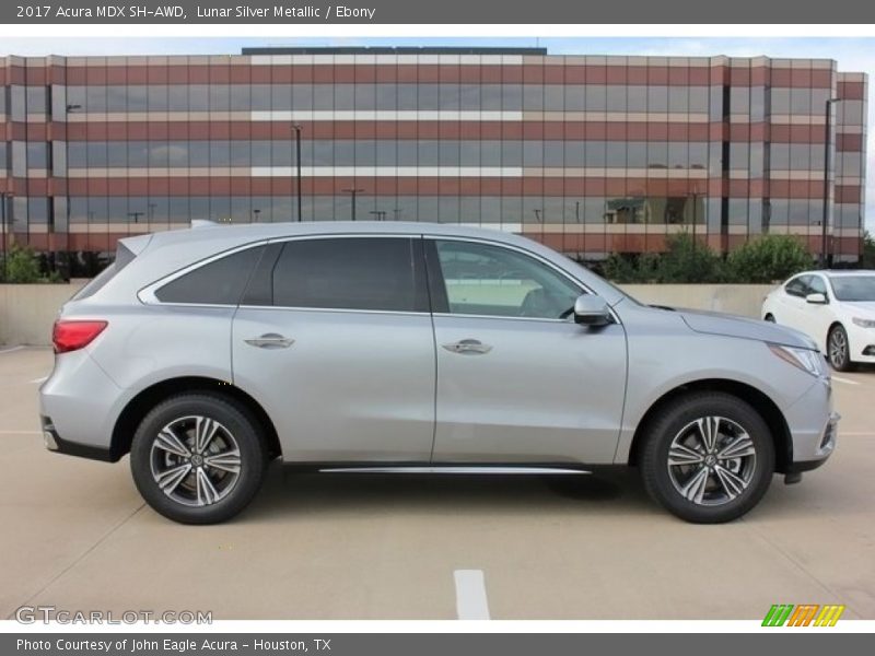 Lunar Silver Metallic / Ebony 2017 Acura MDX SH-AWD