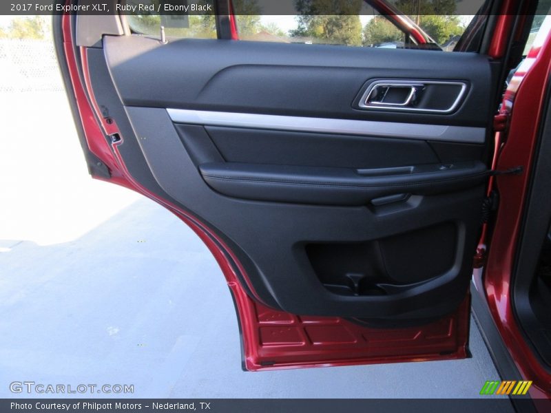 Ruby Red / Ebony Black 2017 Ford Explorer XLT